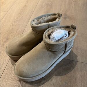 Tan Suede Ankle Boots